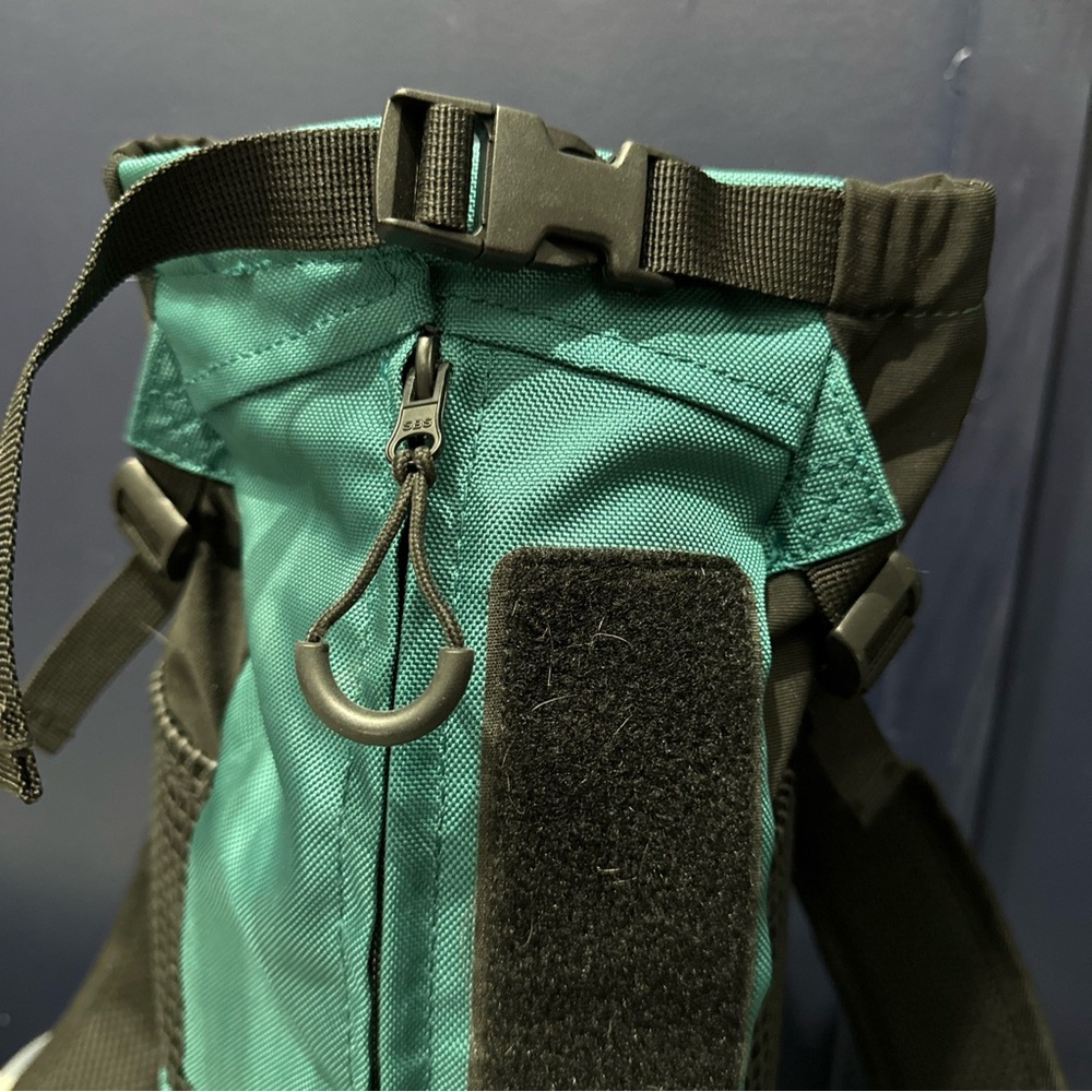 K9 Sport Sack Trainer Dog Backpack Carrier hike Teal for Small Dogs toy poodle - Picture 3 of 16